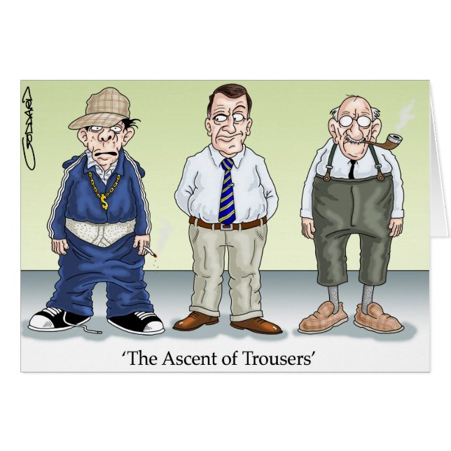 Funny Cartoon Card by Clive Goddard (Vorderseite (Horizontal))