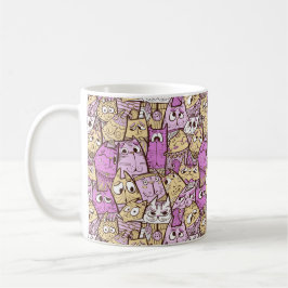 Funny Cartoon Cats Kaffeetasse