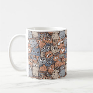 Funny Cartoon Cats Kaffeetasse
