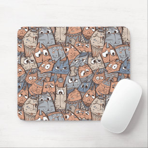 Funny Cartoon Cats Mousepad