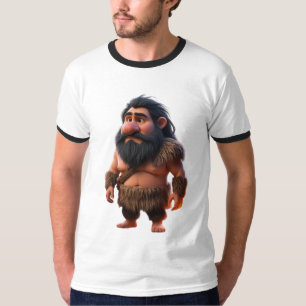 Funny Cartoon Caveman Charakter - prähistorischer  T-Shirt