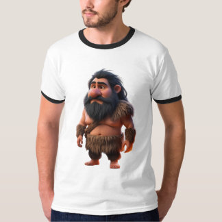 Funny Cartoon Caveman Charakter - prähistorischer T-Shirt