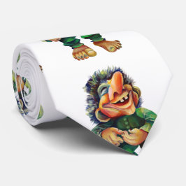 Funny Cartoon Charakter Troll Quirky Novelty Krawatte