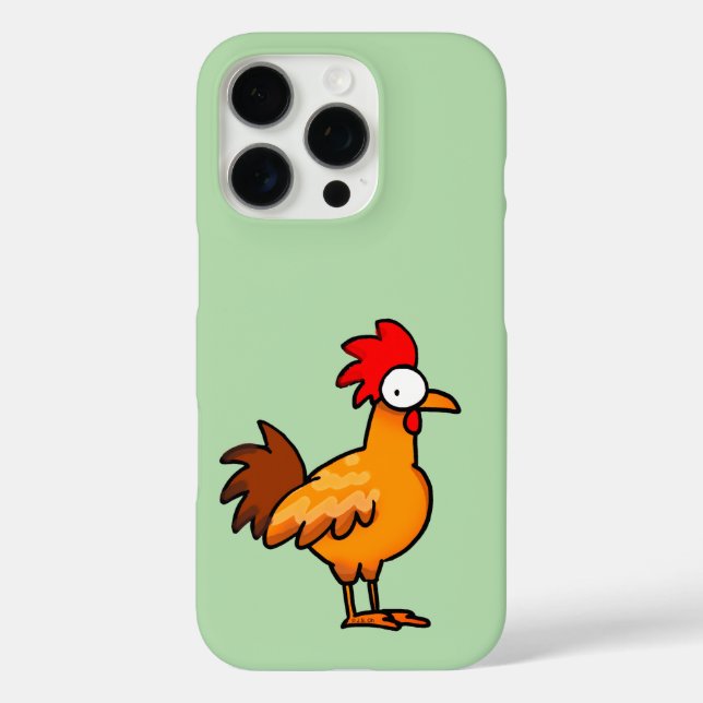 Funny Cartoon Chicken Illustration Case-Mate iPhone Hülle (Rückseite)