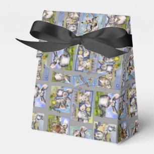 Funny Cartoon Chinchillas Paper Box Geschenkschachtel