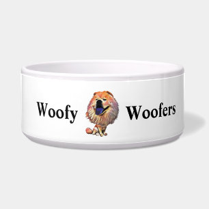 Funny Cartoon Chow Chow Chow Dog Bowl Napf