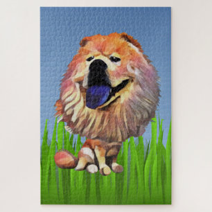 Funny Cartoon Chow Chow Chow Hund 1014 Stück Puzzl Puzzle