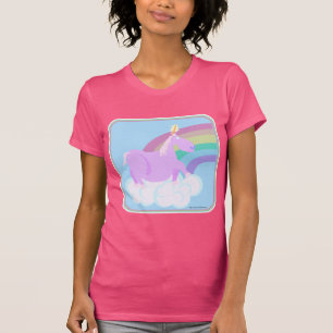Funny Cartoon Chubby Unicorn T-Shirt