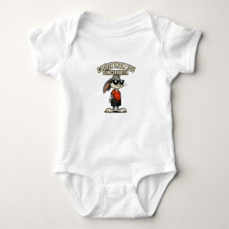 Funny Cartoon|Cool Bunny Bunny Baby Strampler