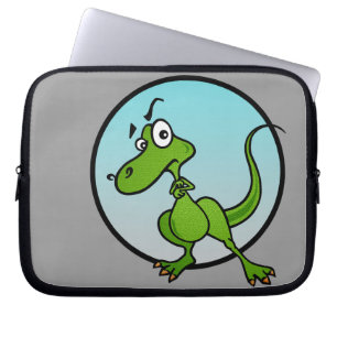 FUNNY CARTOON DINOSAUR LAPTOP SLEEVE