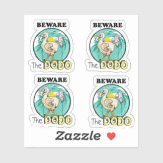 Funny Cartoon dodo Aufkleber
