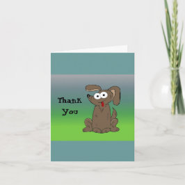 Funny Cartoon Dog Danke