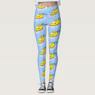 Funny Cartoon Eisen Wäsche Illustration Leggings