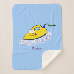 Funny Cartoon Eisen Wäsche Illustration Sherpadecke