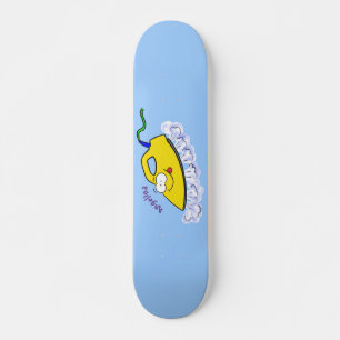 Funny Cartoon Eisen Wäsche Illustration Skateboard