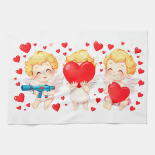 Funny Cartoon Engel Geschenk für Sie Geschirrtuch