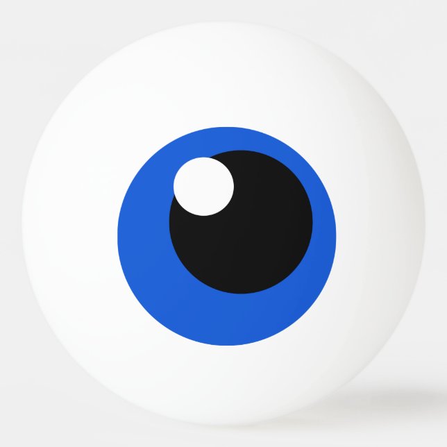 Funny Cartoon Eye Ball Tischtennis Pong Ball Tischtennisball (Vorderseite)