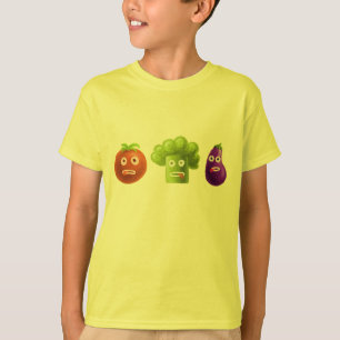Funny Cartoon Gemüse Kinder T-Shirt