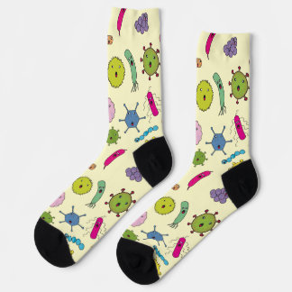 Funny Cartoon Germ Socken