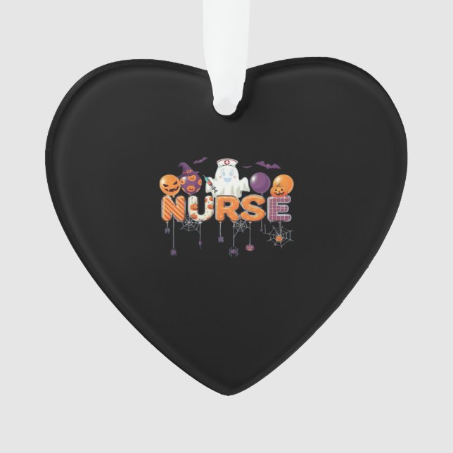 funny cartoon ghost nurse - Hot Nurse Halloween Ou Ornament (Vorderseite)