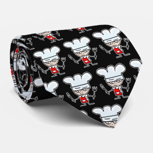 Funny Cartoon Koch Muster Krawatte Geschenk für Ko