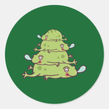 Funny Cartoon Moderne, einfach klassische Frösche