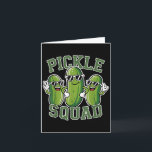 Funny Cartoon Pickles Lover Dill Doe Joke Food Pub Karte<br><div class="desc">Funny Cartoon Pickles Lover Dill Doe Joke Food Pub</div>