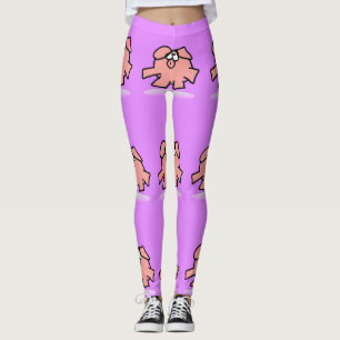 Funny Cartoon Pig Jahr Weibchen wählen Leggings