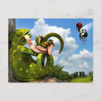 Funny Cartoon Postcard Postkarte