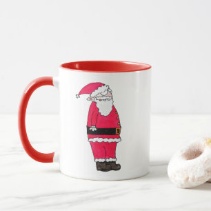 Funny Cartoon Santa Claus Tasse