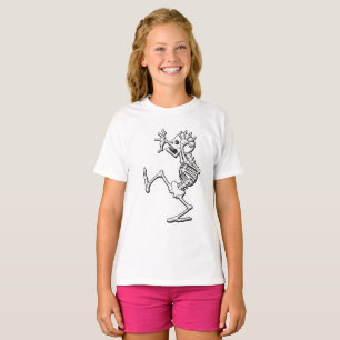 Funny Cartoon Skeleton T - Shirt