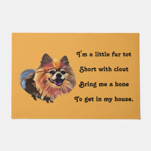Funny Cartoon Spitz Doormat Fußmatte