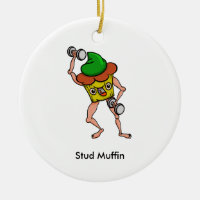 Funny Cartoon Stud Muffin Workout