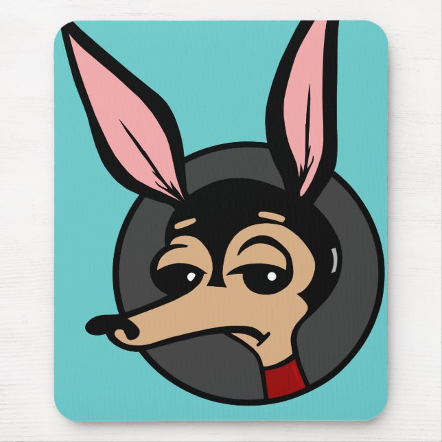 FUNNY CARTOON STYLE DOG MOUSE PAD MOUSEPAD (Vorne)