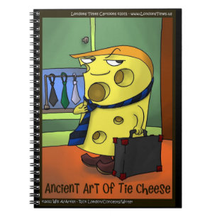 Funny Cartoon Tai Chi Spiral Notebook Notizblock