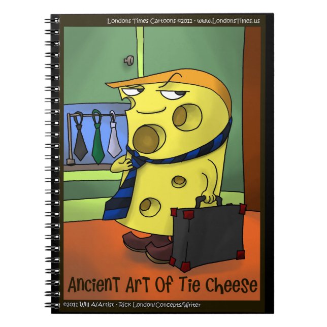 Funny Cartoon Tai Chi Spiral Notebook Notizblock (Vorderseite)