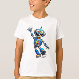 Funny Cartoon Tech Character Design T-Shirt