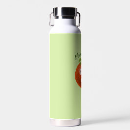 Funny Cartoon Tomato Green Vegan Vegetarier Trinkflasche