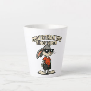 Funny Cartoons Cool Bunny lustiges Geschenk Milchtasse