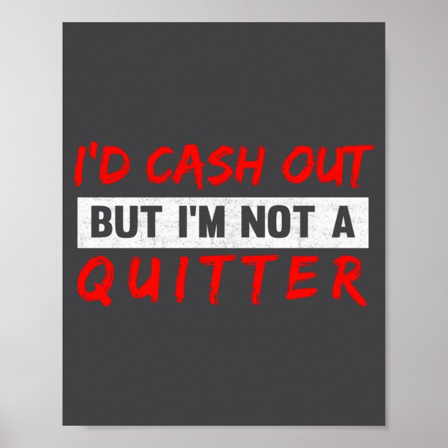 Funny Casino Gambling Lover Gambler  Poster (Vorne)