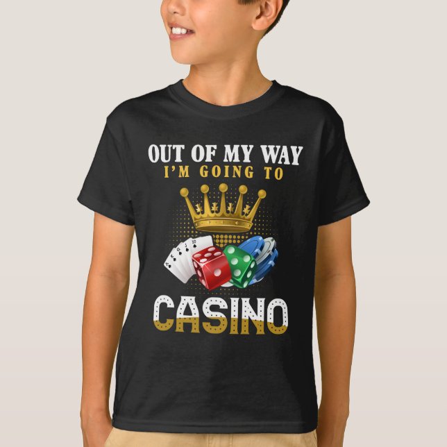 Funny Casino Gambling Poker Jackpot T-Shirt (Vorderseite)