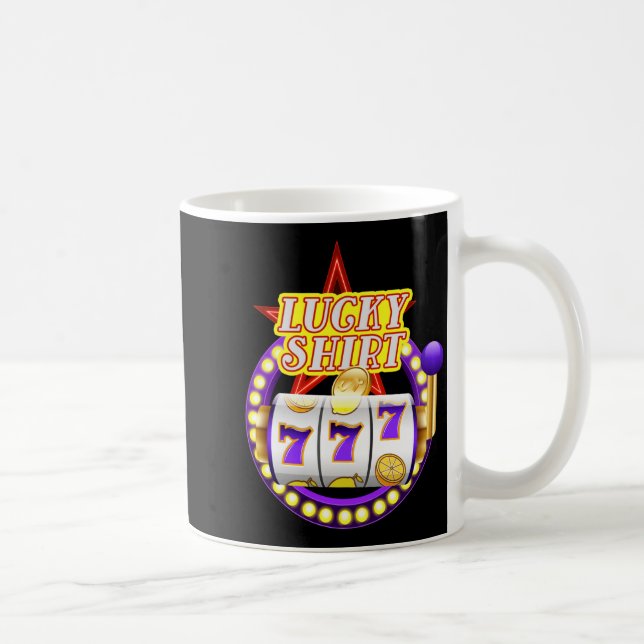 Funny Casino Slot Machine Jackt Lucky  Kaffeetasse (Rechts)