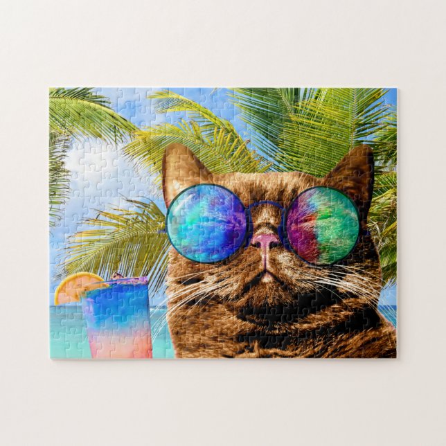 Funny Cat 675 Strand Puzzle (Horizontal)