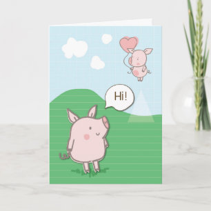 Funny Cat am St. Patrick's Day mit Green Hat Krawa Karte