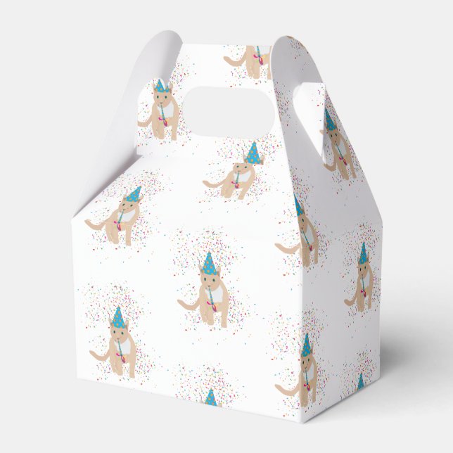Funny Cat Animals mit Party Geschenkschachtel (Vorderseite)