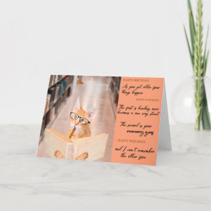 Funny Cat Birthday Grußkarte Karte