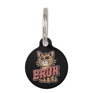Funny Cat Bruh Meme Graphic Spaß Cat Lover Geschen Haustiermarke