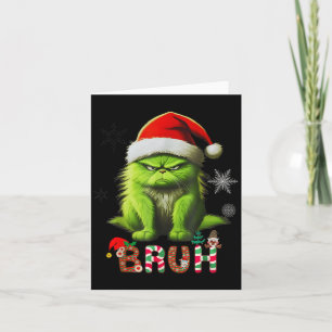 Funny Cat Bruh Sprichwort Bro Karte