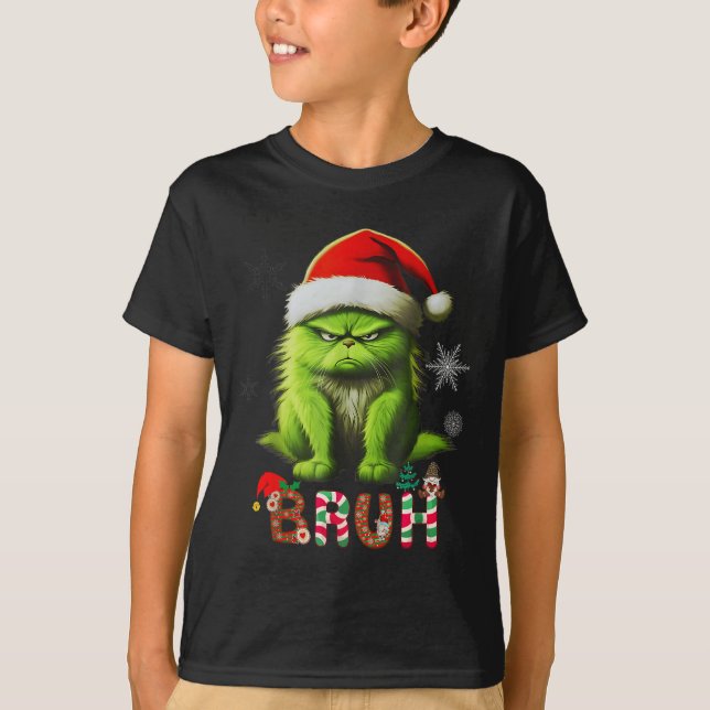 Funny Cat Bruh Sprichwort Bro T-Shirt (Vorderseite)
