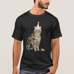 Funny Cat Chasing Mouse Birthday , Niedliche Katze T-Shirt